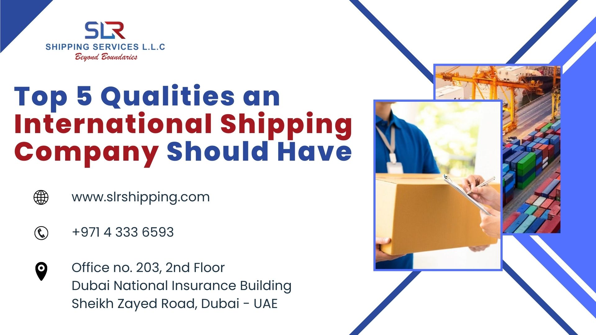 Top 5 Qualities an International Shipping Company Should Have 
