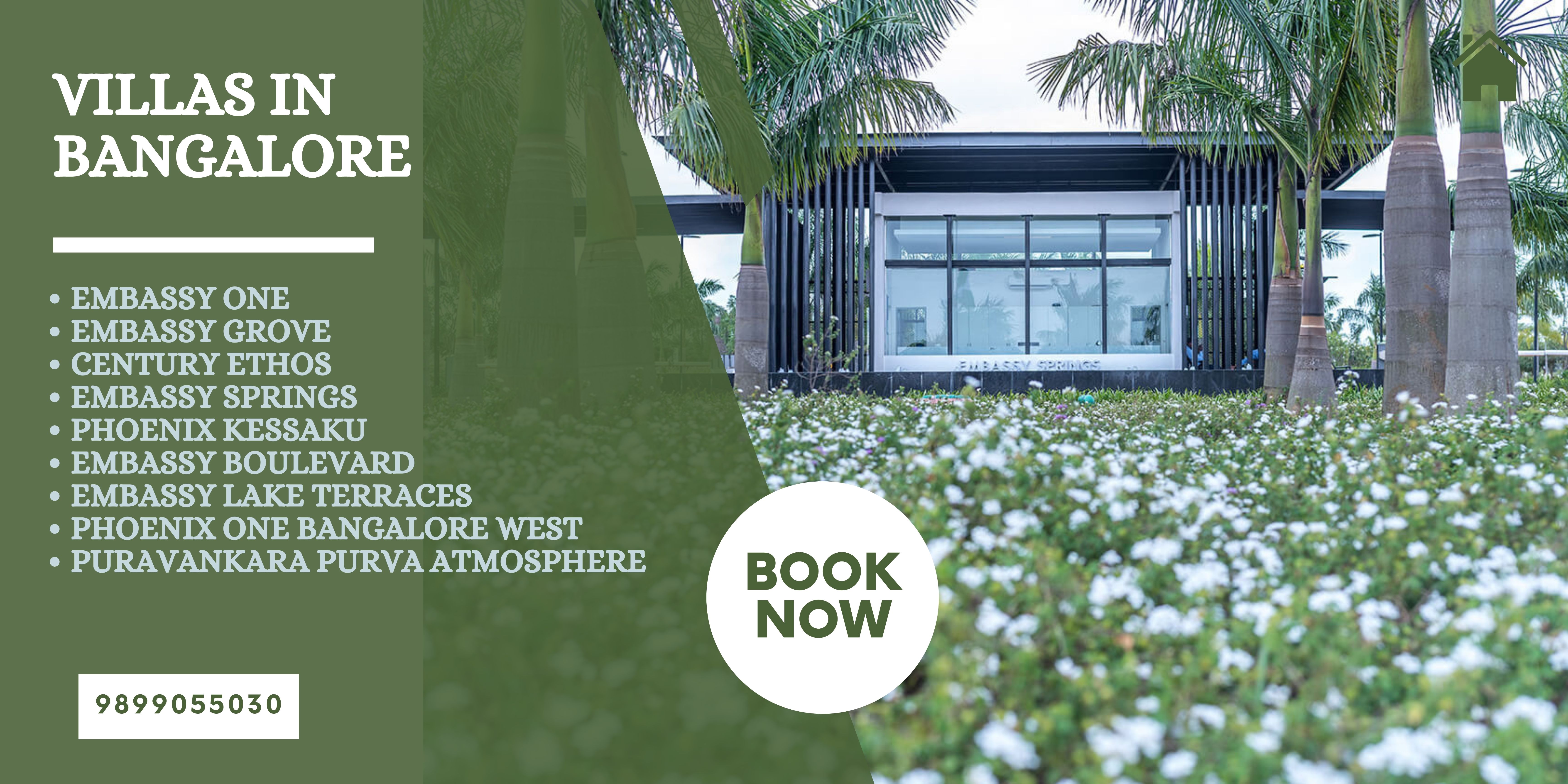 List Of Super Luxury Villas In Bangalore | Villas For Sale
