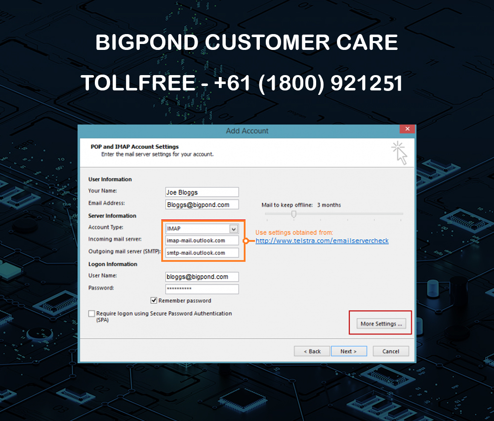 Reset Password Mail.Bigpond.Com Server