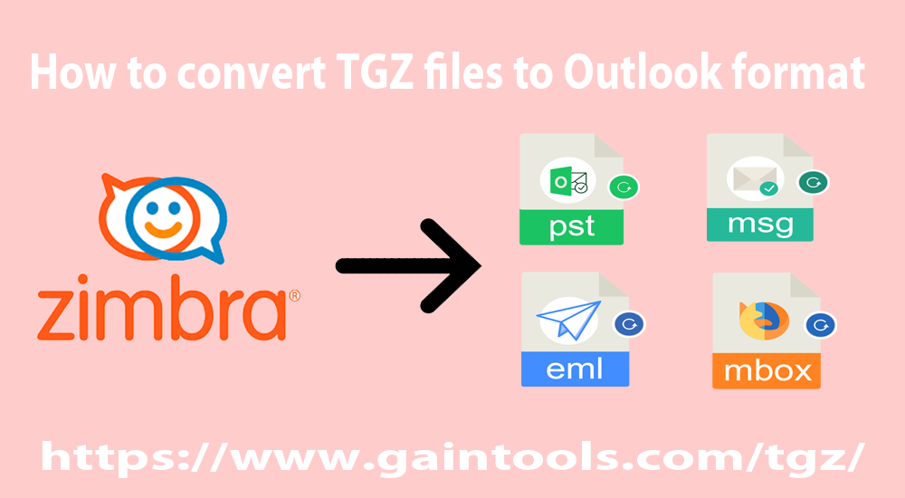 ¿Cómo convertir archivos TGZ al formato de Outlook?