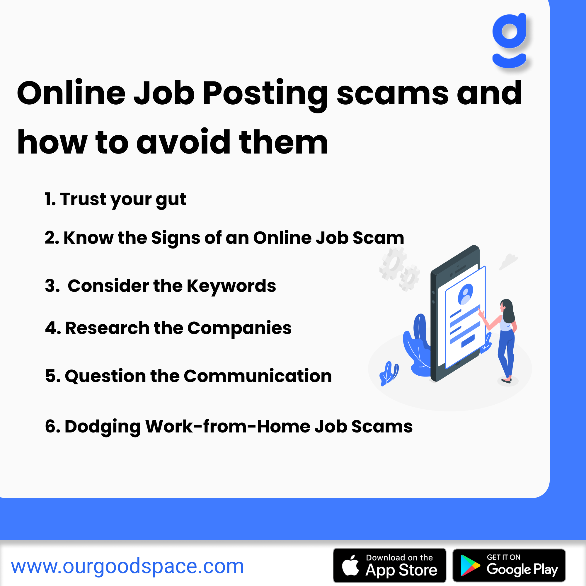 Online Job Posting scams and how to avoid them 