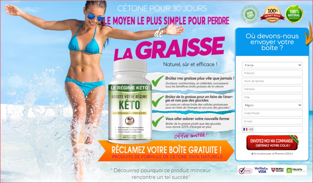 Le Regime Keto Avis, avantages, utilisations, travail, résultats et prix?