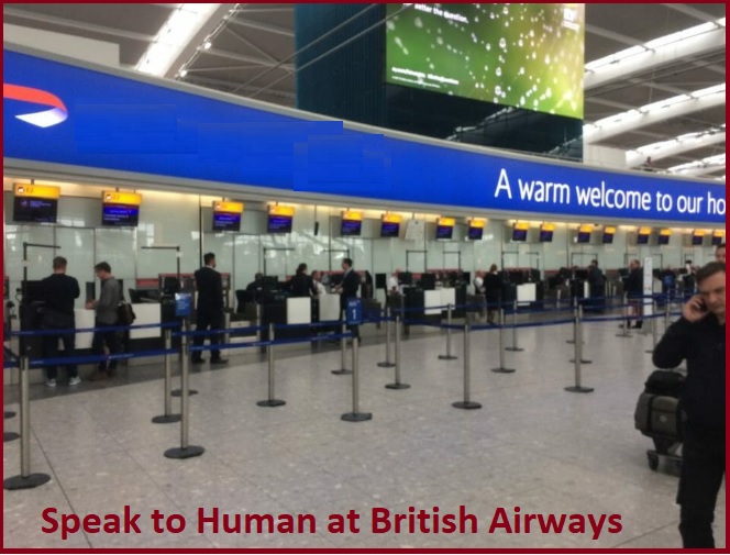 How can I get through to someone at British Airways?