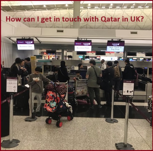 How can I get in touch with Qatar in the UK?