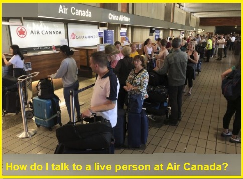 How do I speak to a live agent at Air Canada?