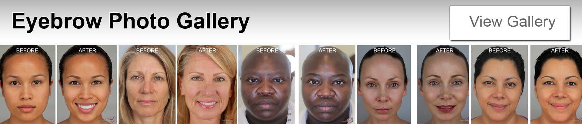 Semi permanent eyebrows