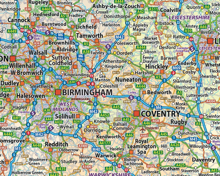 Top British Isles Map Line-up On Atlas Digital Maps