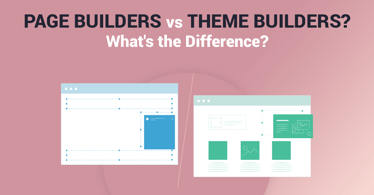 What is the difference between a page builder and a theme?