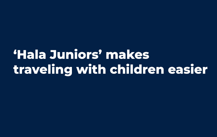 ‘Hala Juniors’ makes traveling with children easier