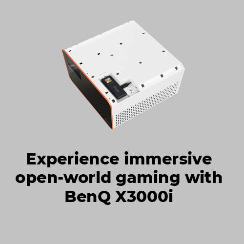 Experience immersive open-world gaming with BenQ X3000i