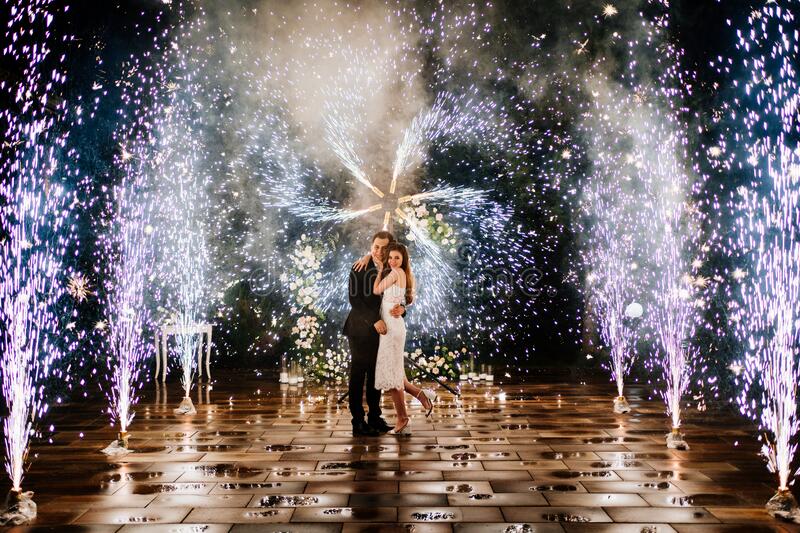 Fireworks for wedding
