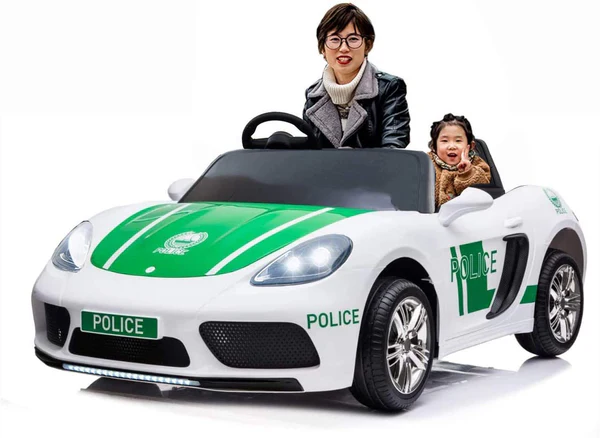 Introducing the Porsche Panamera Dubai Police Ride-On Car and Drift Scooter Electric: Unleash Your Child's Adventurous Spirit