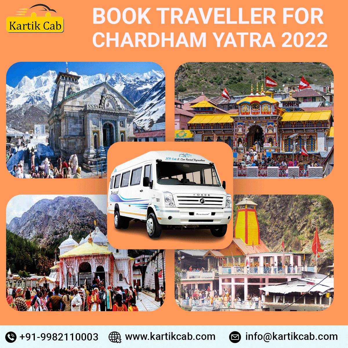 Jaipur Haridwar Chardham Yatra By Kartik Cab