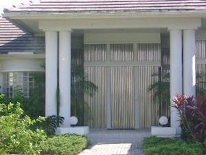 What are colonial storm shutters?