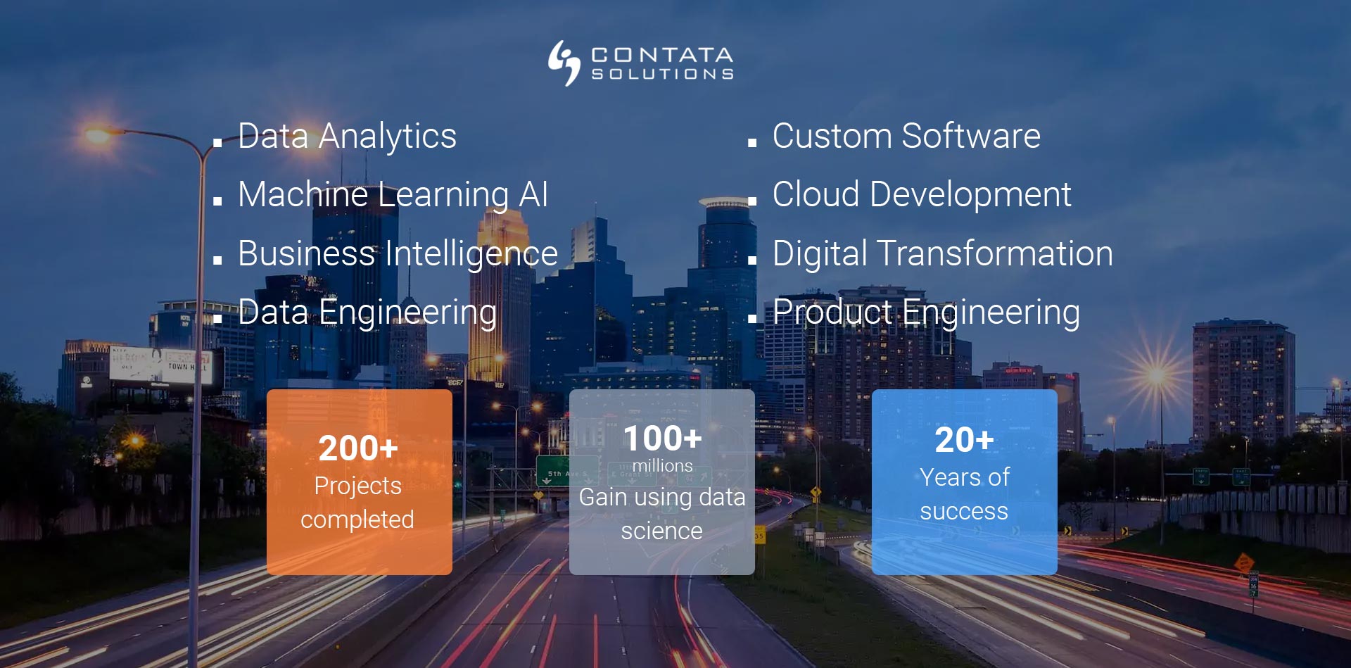 Data Science | Application Development   Contata Solutions