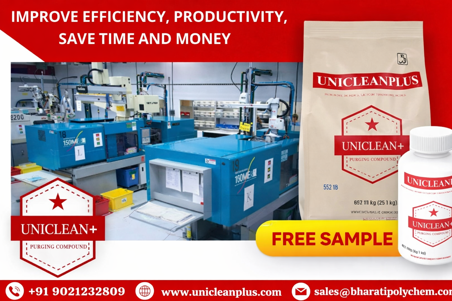Purging Compound for Blow Molding Explained: Productivity and Quality Benefits of UNICLEANPLUS