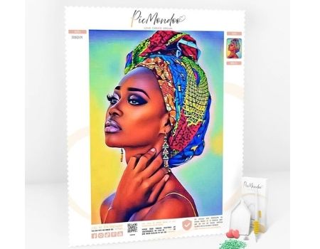 La femme colorée de Tunis - Diamond Painting