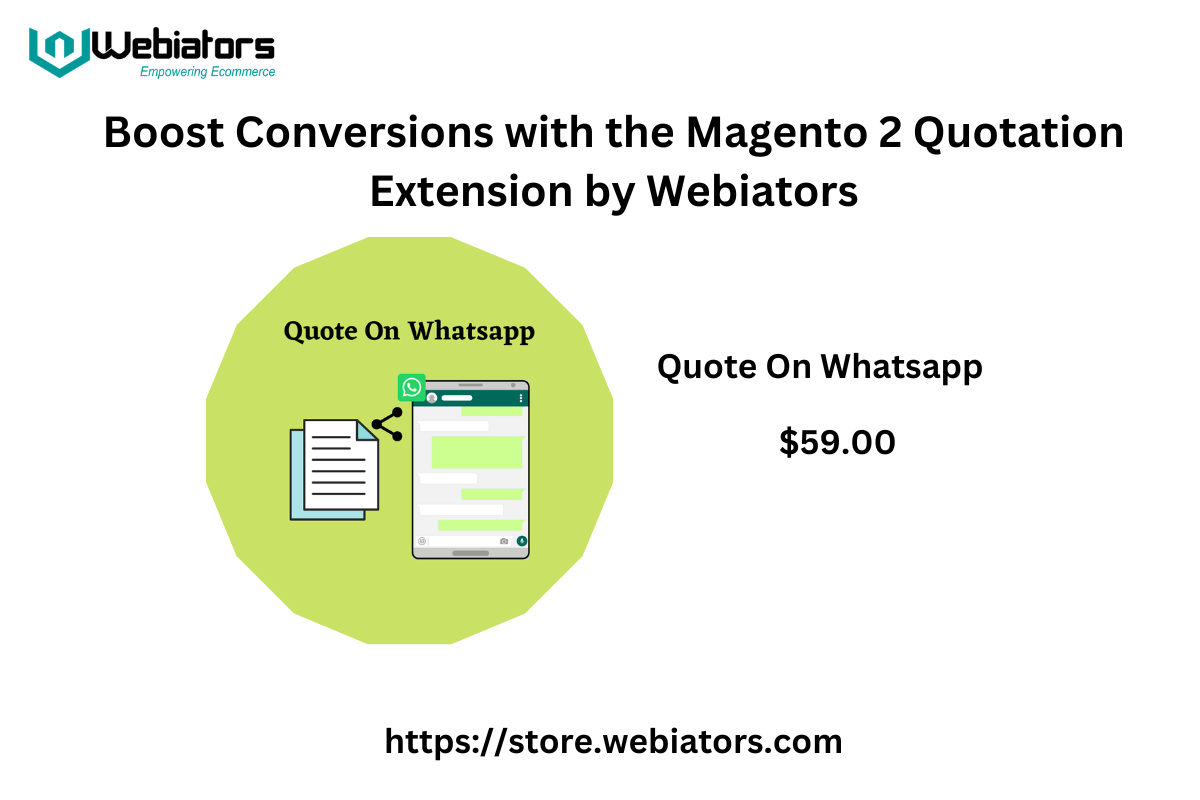 Boost Conversions with the Magento 2 Quotation Extension by Webiators