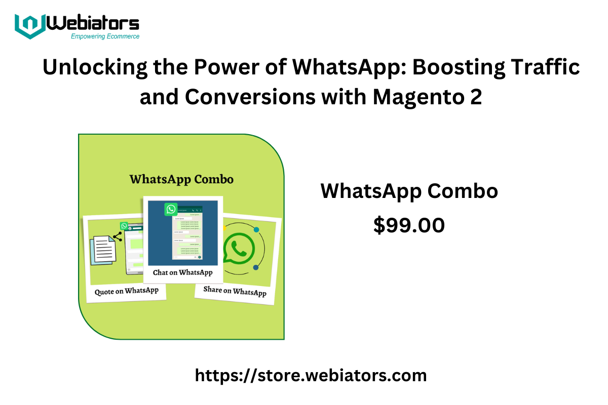 Unlocking the Power of WhatsApp: Boosting Traffic and Conversions with Magento 2