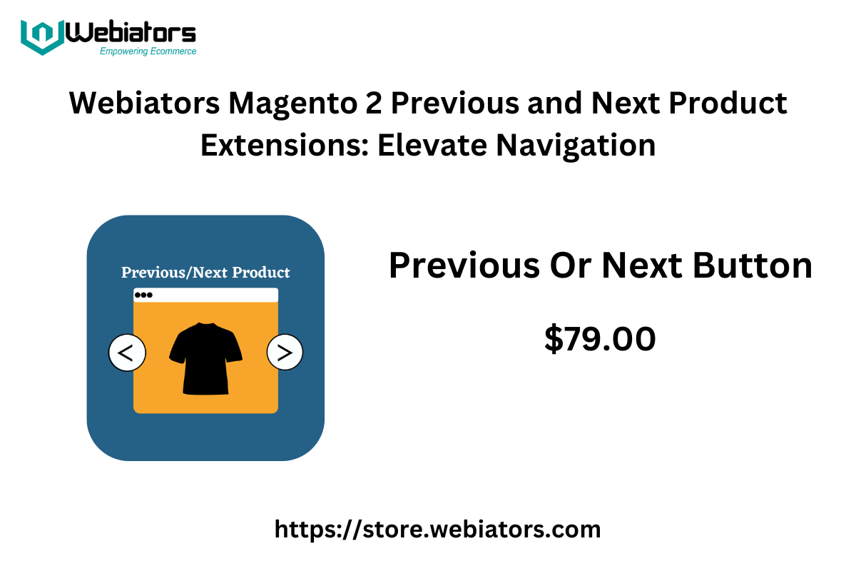 Webiators Magento 2 Previous and Next Product Extensions: Elevate Navigation