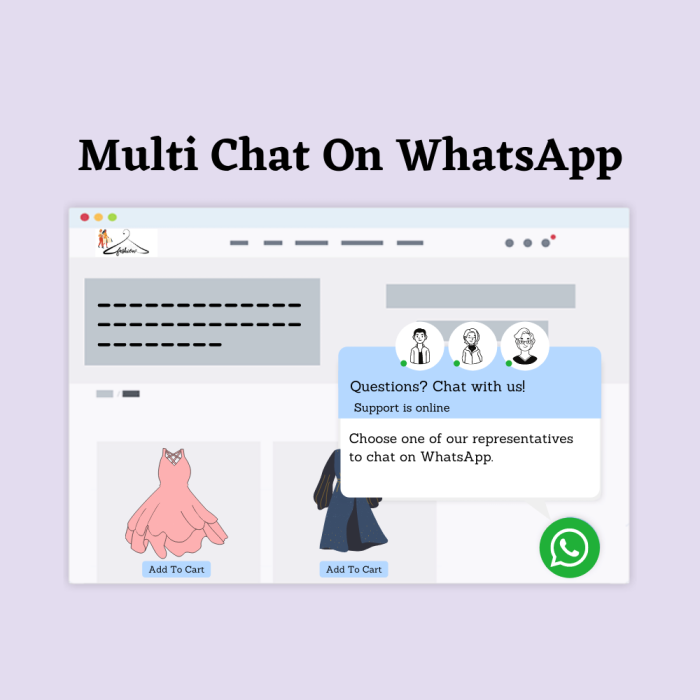Describe the Multi Chat On Whatsapp Extension For Magento 2