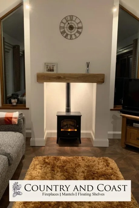 The Timeless Elegance of an Oak Fireplace Mantel