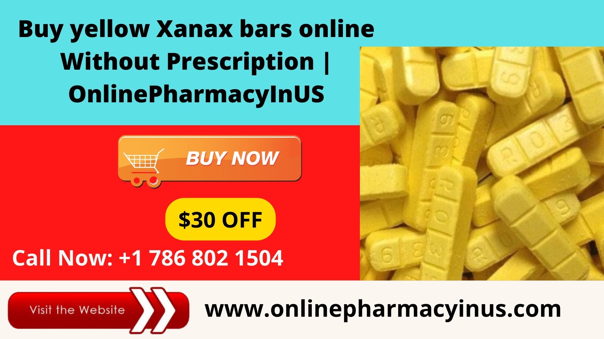 Buy Yellow Xanax Bars Online Without Prescription | OnlinePharmacyInUS