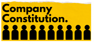 The realization of a contribution for the constitution of a company