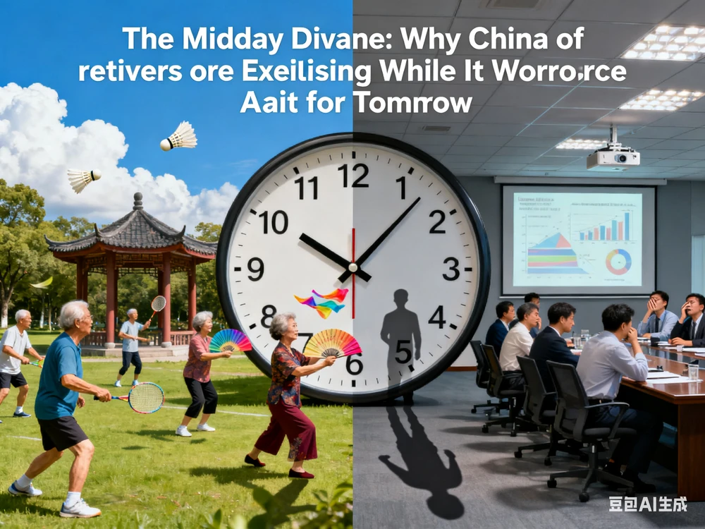 The Midday Divide: Why China’s Retirees are Exercising While Its Workforce Waits for Tomorrow