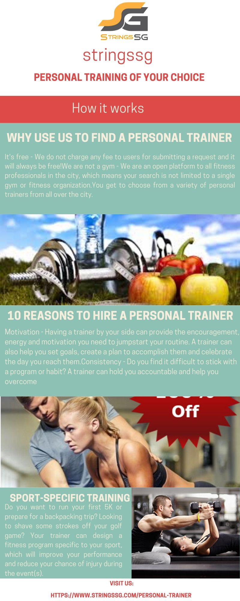 Female personal trainer