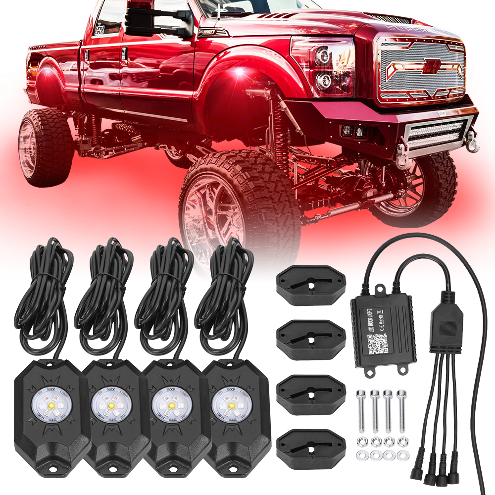  Brightest Underglow with The Best RGBW Rock Lights