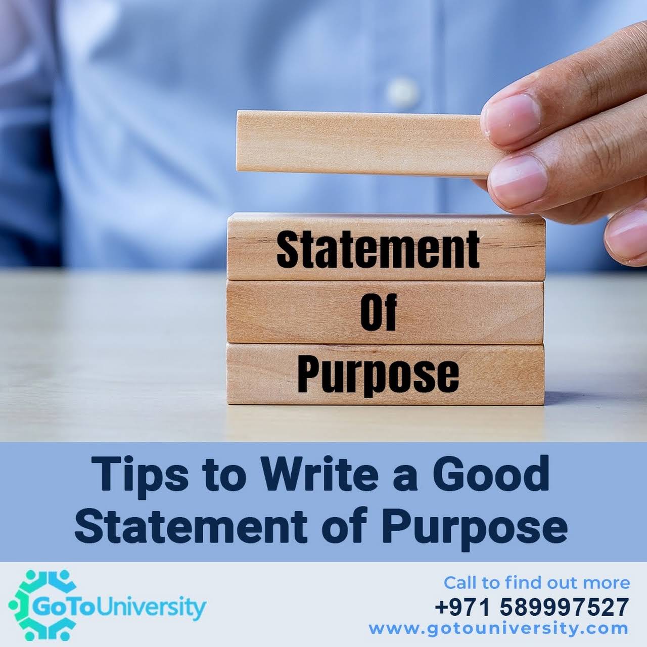 What is the best format for writing statement of purpose?