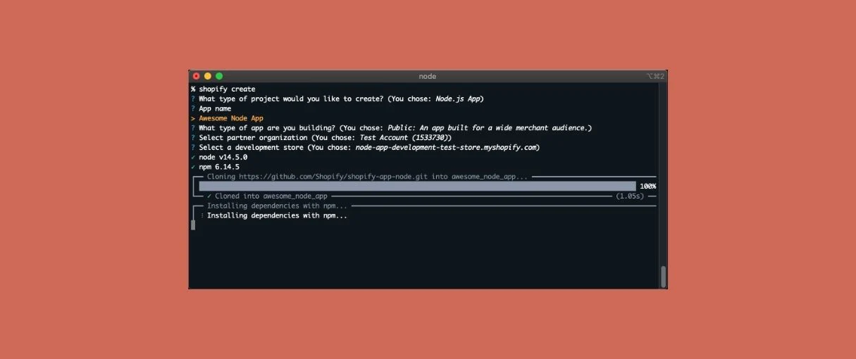 Shopify App ClI Tool