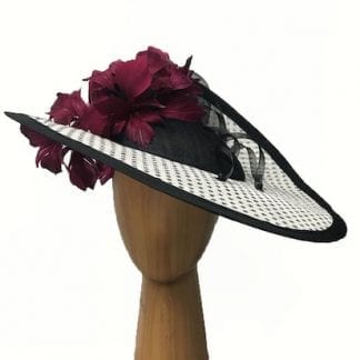 Buy Black And White Polka Dot Hat From Fascinated By Hats