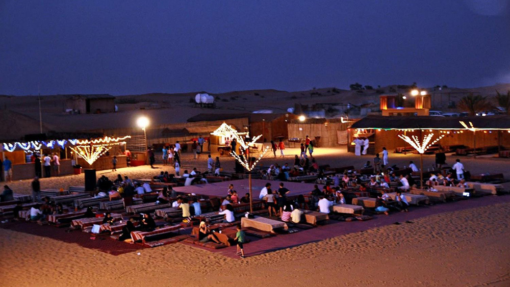 Enjoy Night View of Luxury Dubai Desert Safari Tour with your love ones
