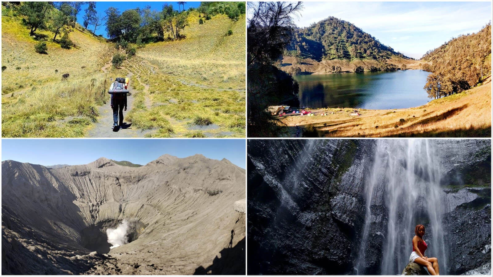 5 days 4 nights Semeru Trekking, Mt Bromo, Madakaripura Waterfall 