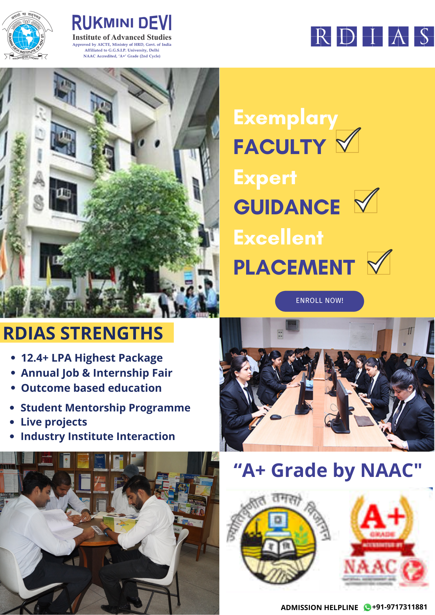 top bba college in ip university