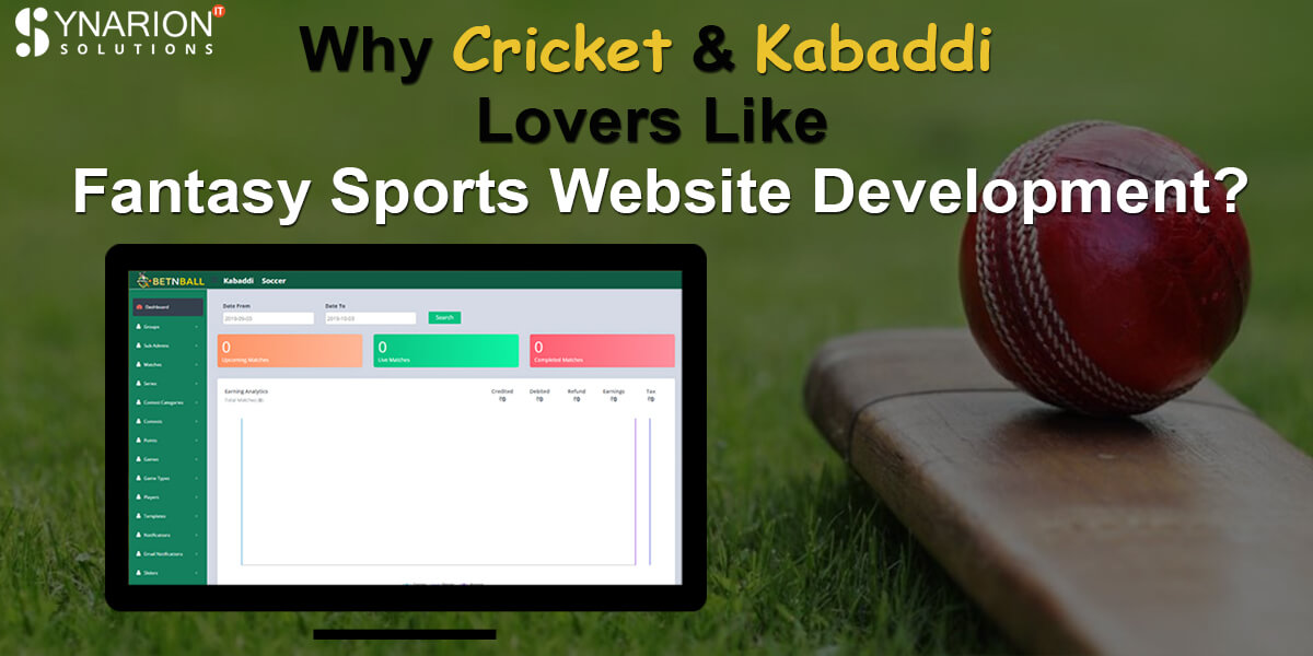 Why Cricket & Kabaddi Lovers Like Fantasy Sports Website Development?