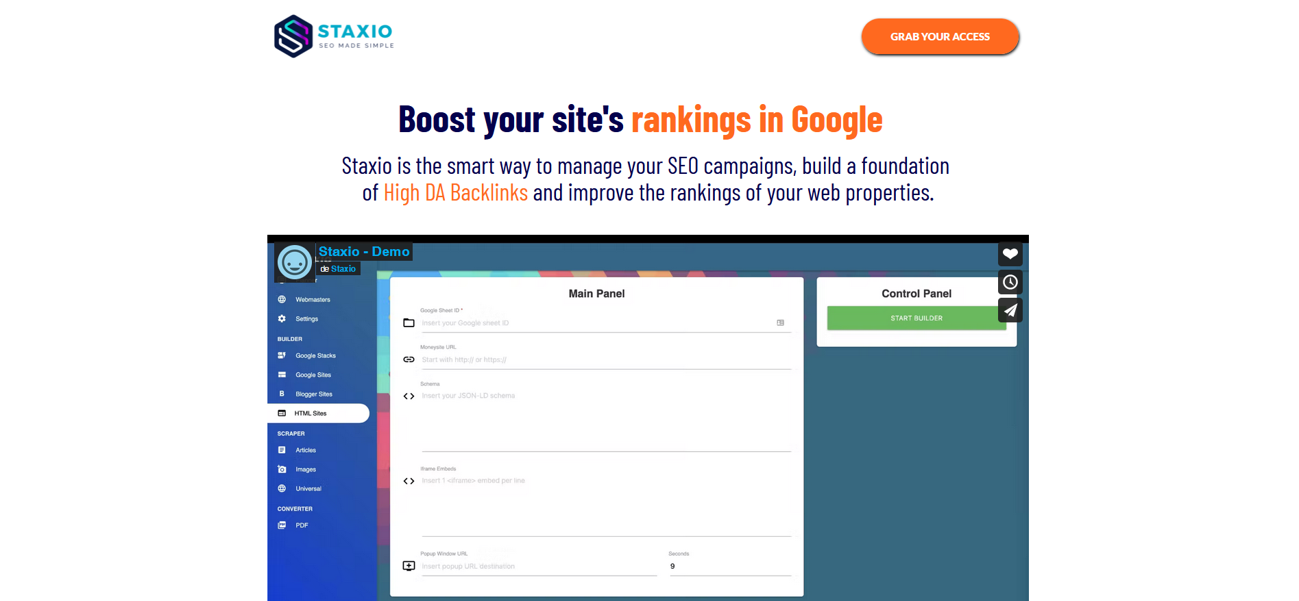 Boost your site's rankings in Google