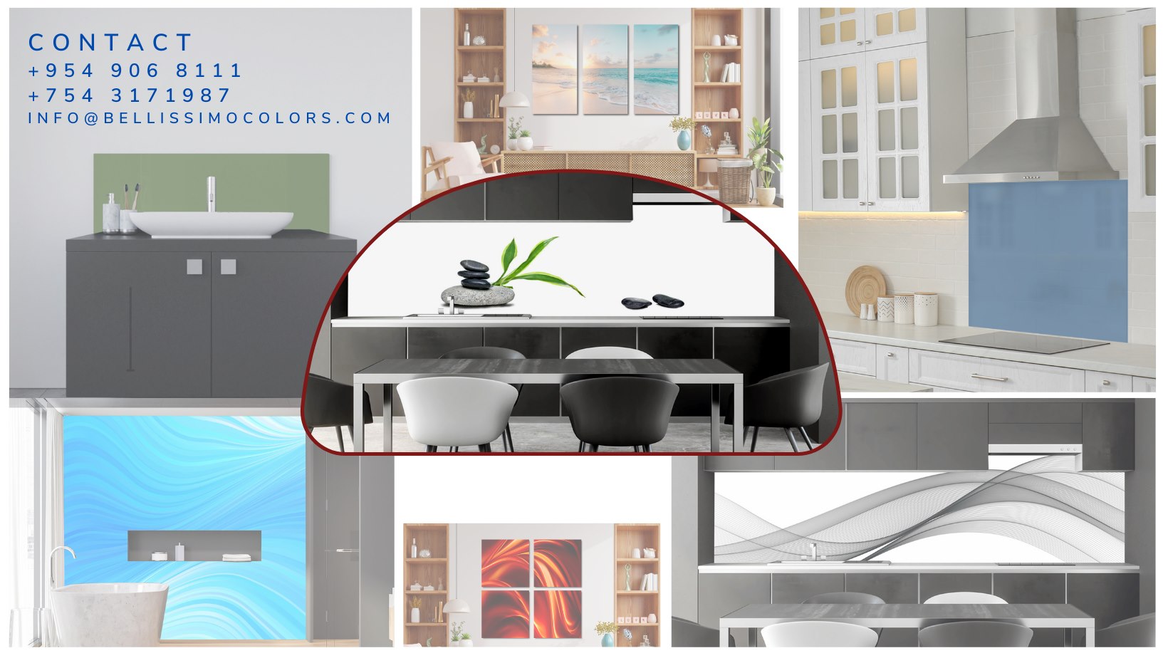 Enhance an Appearance with kitchen Splashback Glass