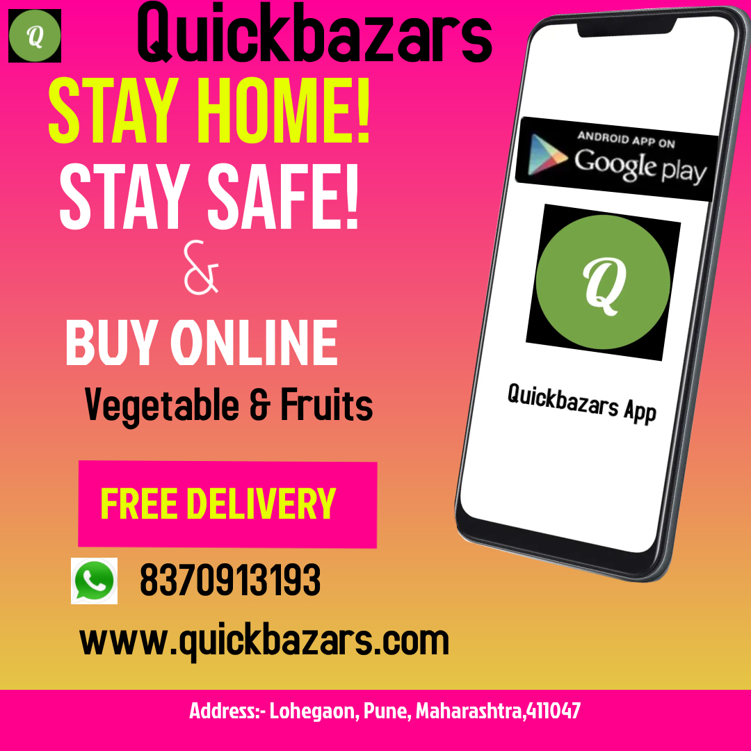 Vegetables Online With Best Quality At Quickbazars - Lohegaon