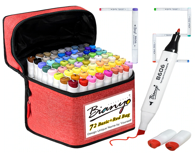 My Office Has Both Copic And Bianyo Markers For Illustration Drawings