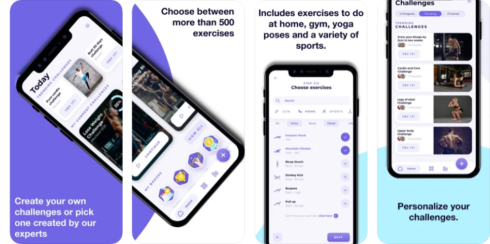 Workouts & Fitness Challenge