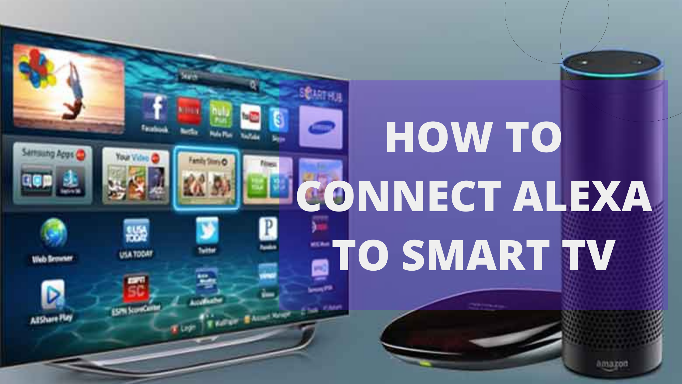 How I can Connect Alexa to Smart Tv ?