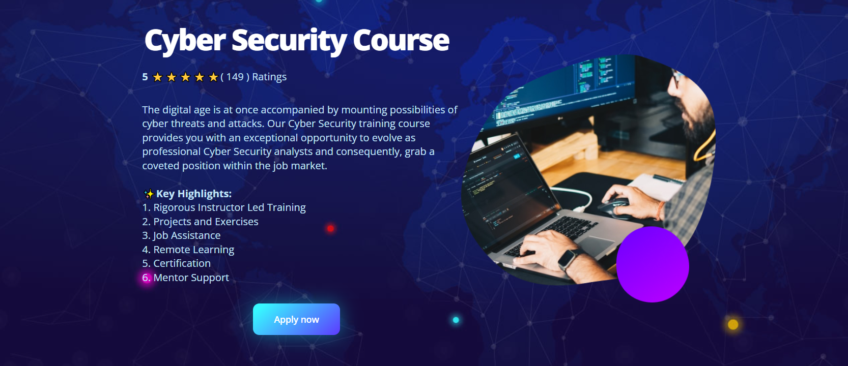 What areas of cybersecurity involve programming?