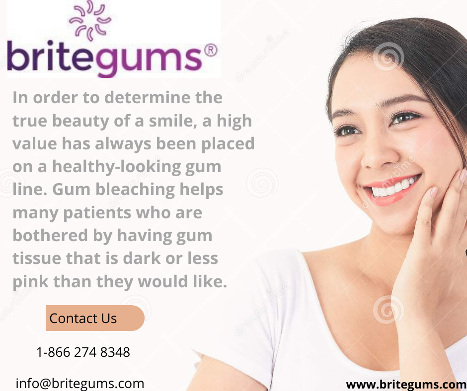 How dentists would try to remove gum bleaching?