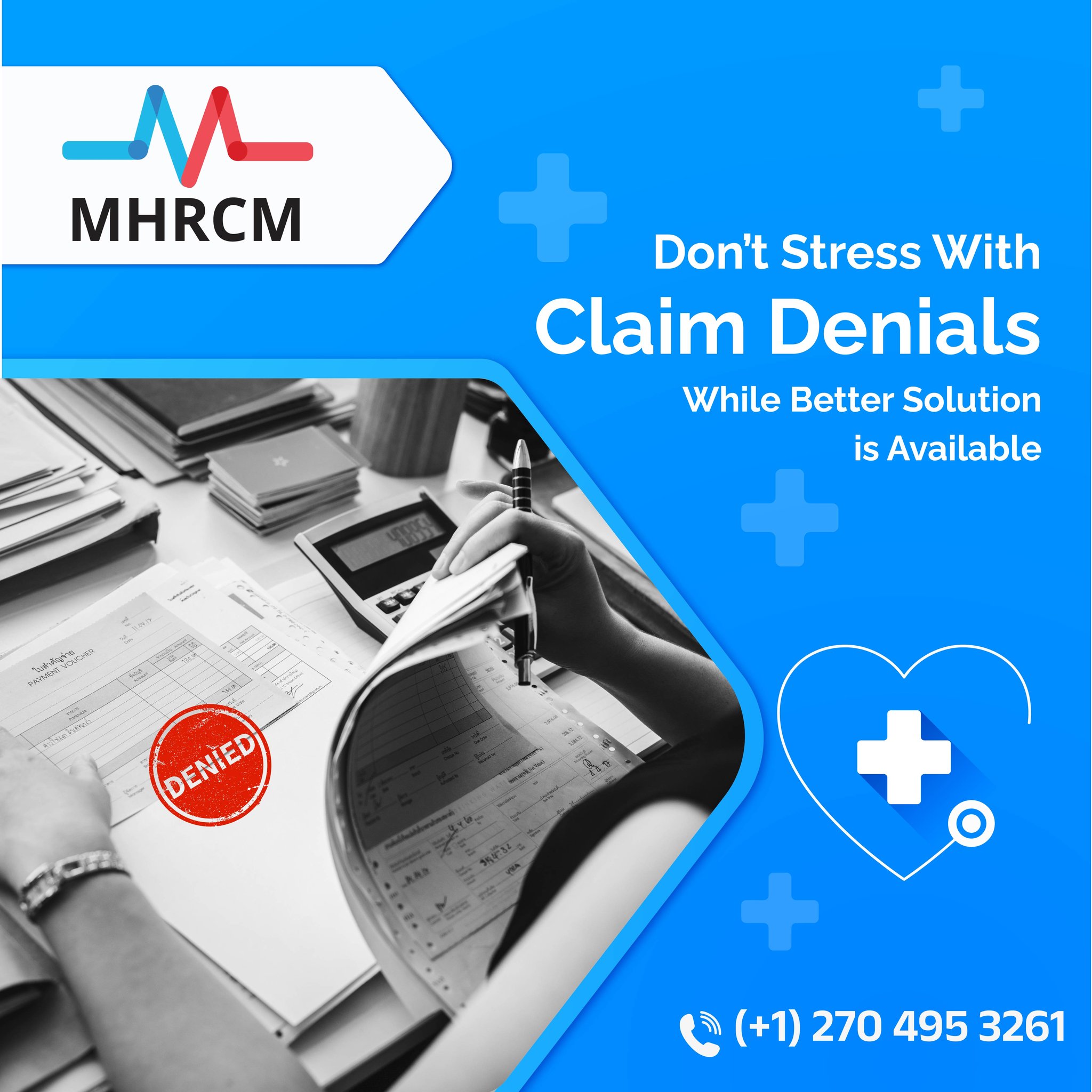 How do I prevent claim denials from improving healthcare revenue cycle management? 