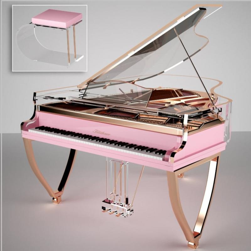 Những cây đàn piano màu hồng nổi tiếng nhất thế giới hiện nay