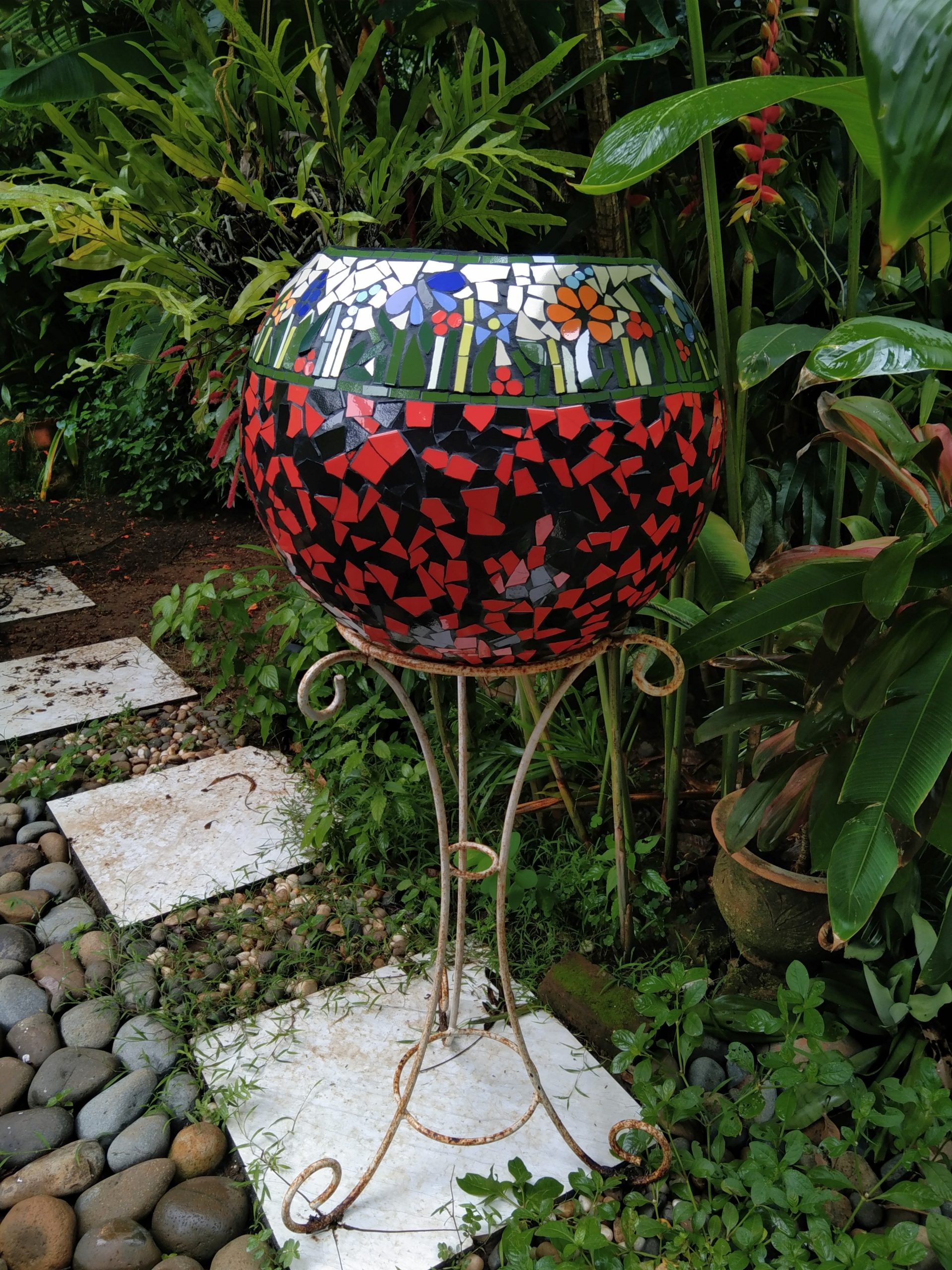 Does Mosaic Furniture Excite You? - Druid's Garden