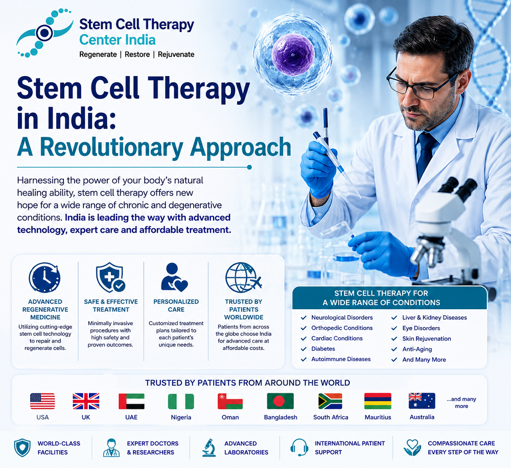 Stem Cell Therapy in India: A Revolutionary Approach